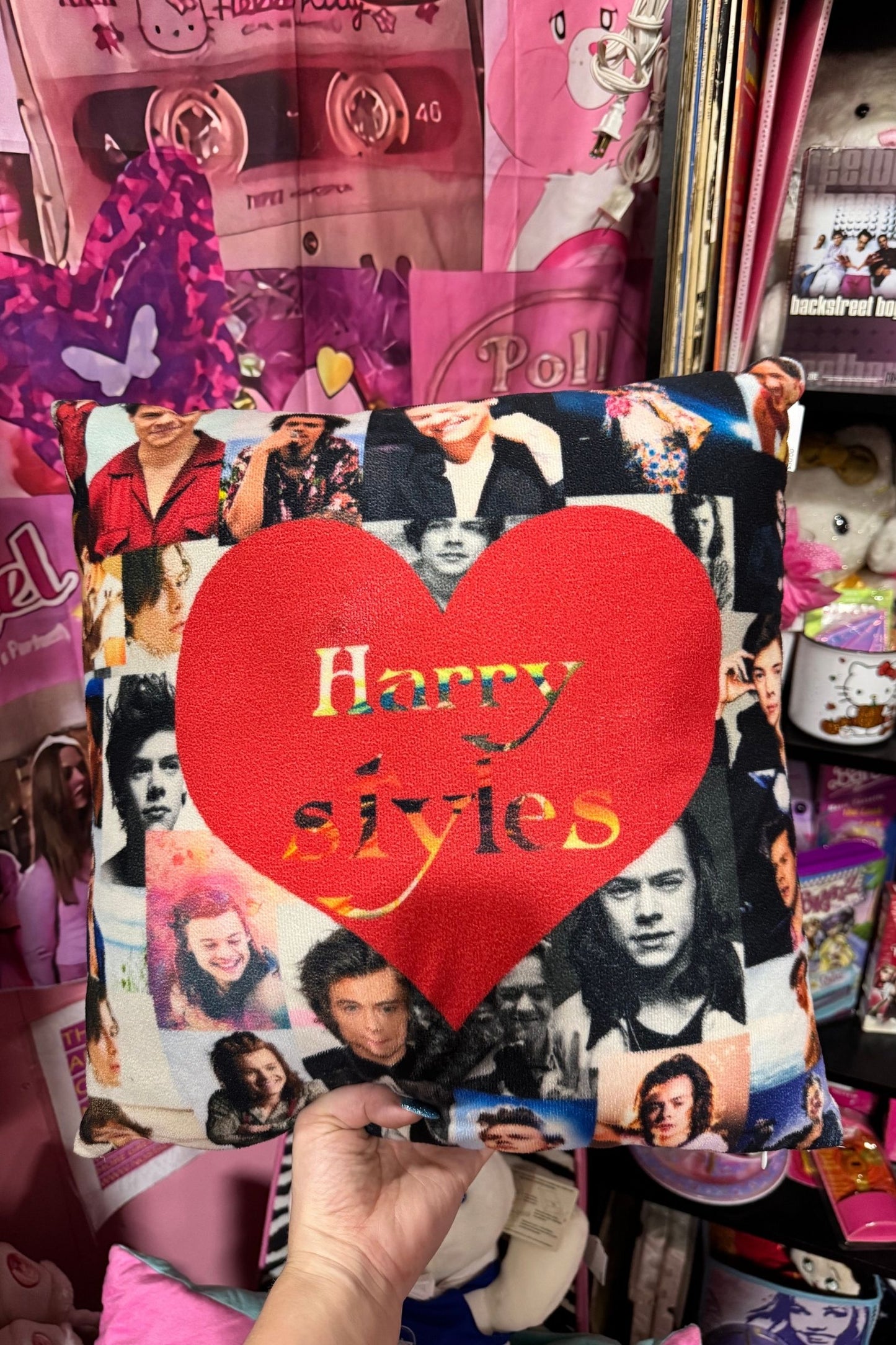 HARRY STYLES THROW PILLOW*