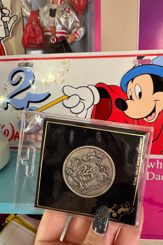 DISNEY WORLD 25TH ANNIVERSARY MEDALLION*