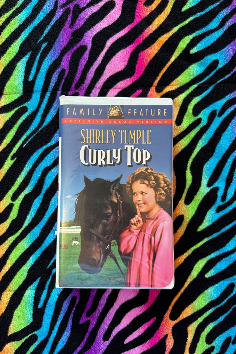 SHIRLEY TEMPLE "CURLY TOP" VHS*