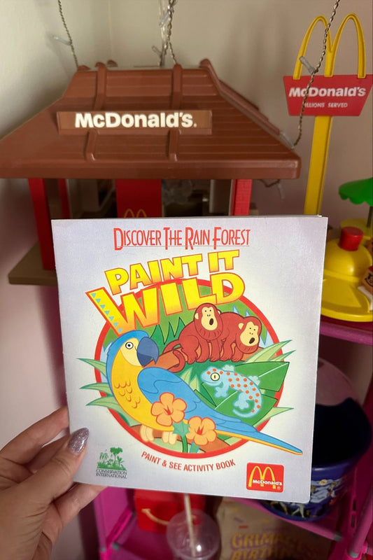 MCDONALDS PAINT IT WILD BOOK*