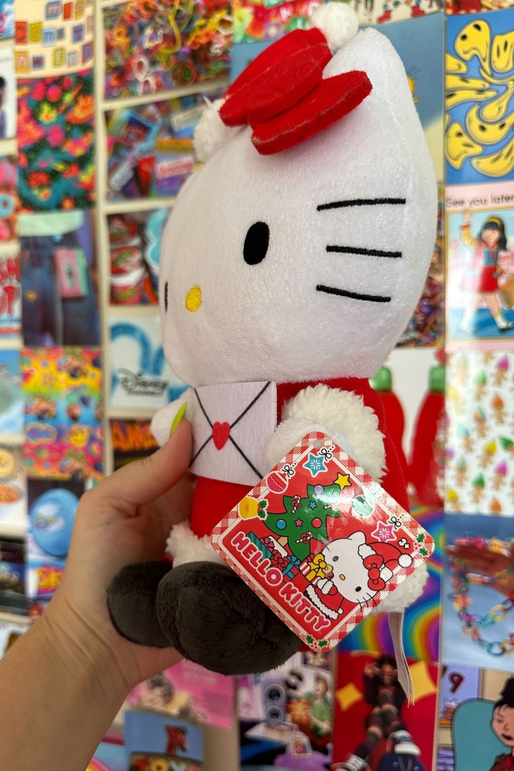 2021 HELLO KITTY WITH LETTER FOR SANTA CHRISTMAS PLUSH*