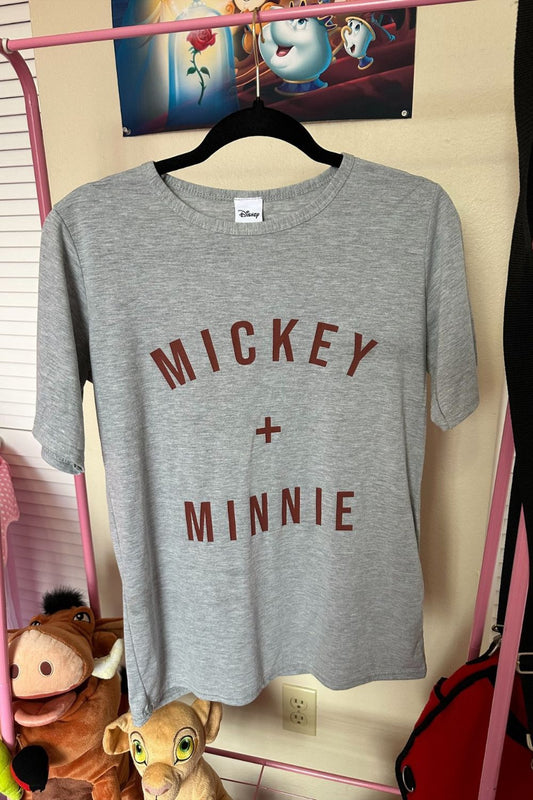 DISNEY'S MICKEY PLUS MINNIE TEE SIZE S*