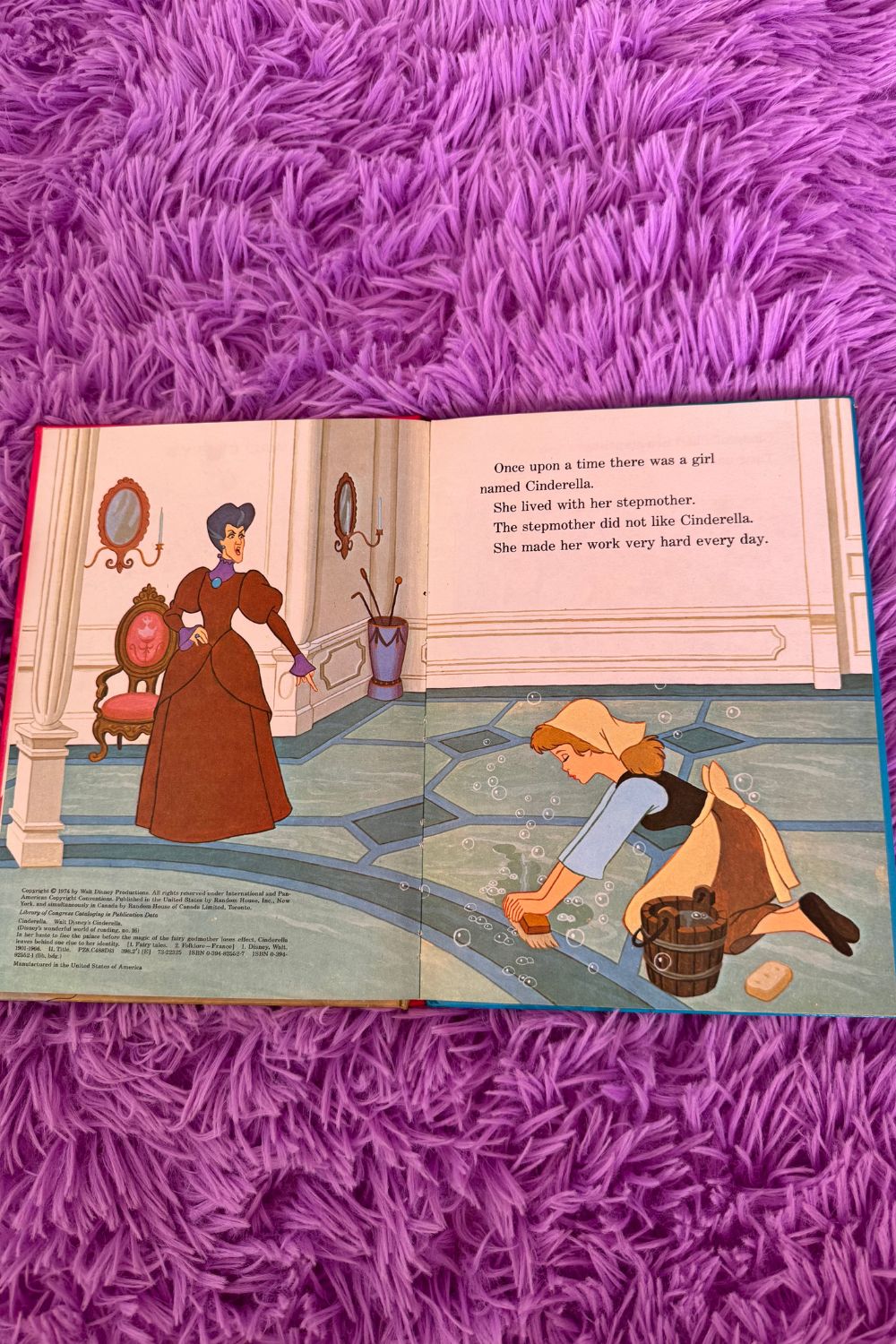 VINTAGE 1974 CINDERELLA FISHER PRICE HARDCOVER*