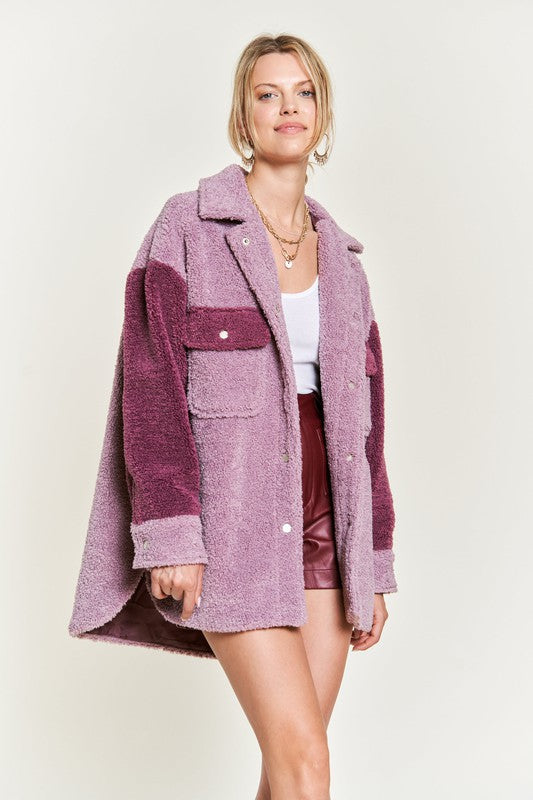 BERRY BREEZE SHERPA JACKET