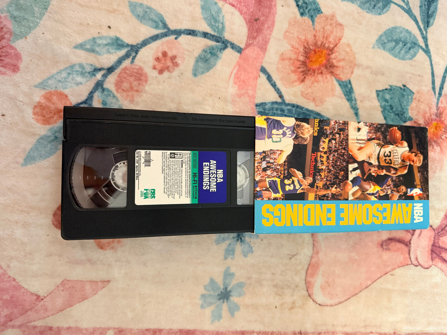 1990 NBA Awesome Endings vhs