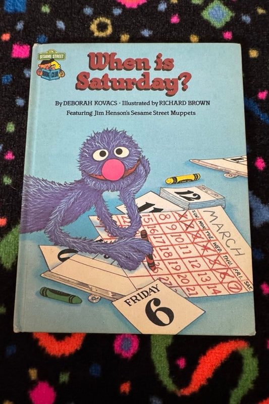 1981 WHEN IS SATURDAY BOOK*