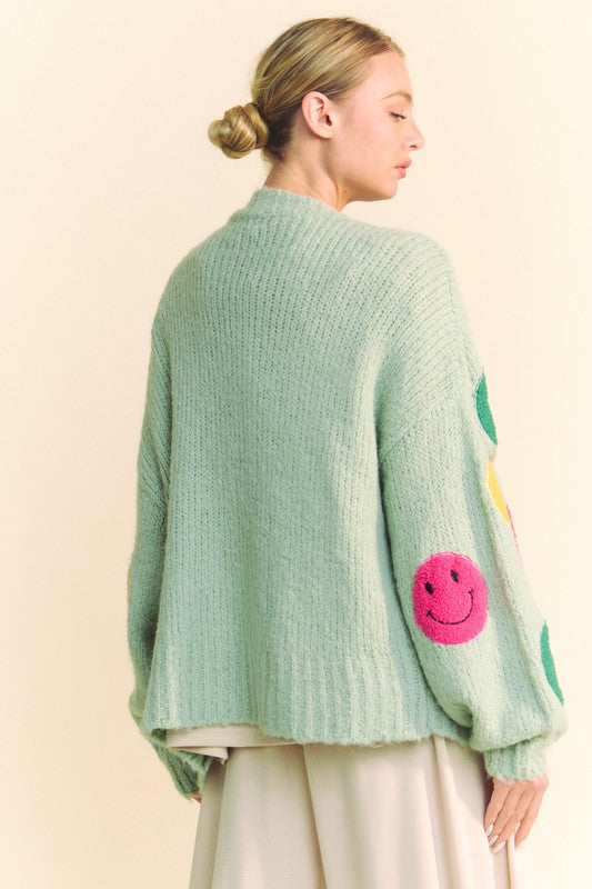 FEEL-GOOD FUZZ CARDIGAN