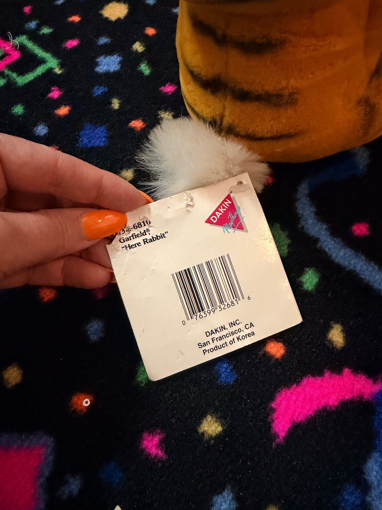 1981 Easter Garfield plush