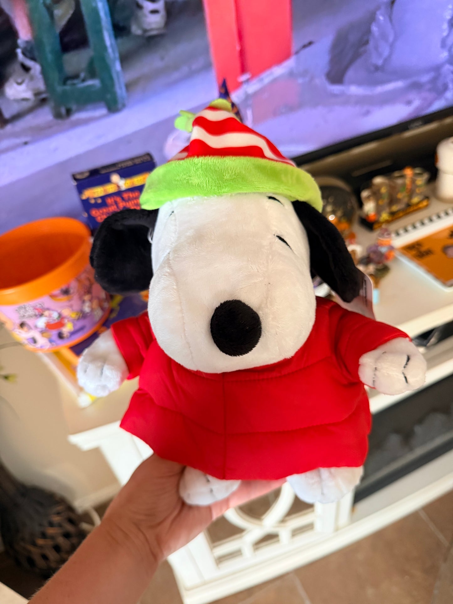 Winter snoopy plush