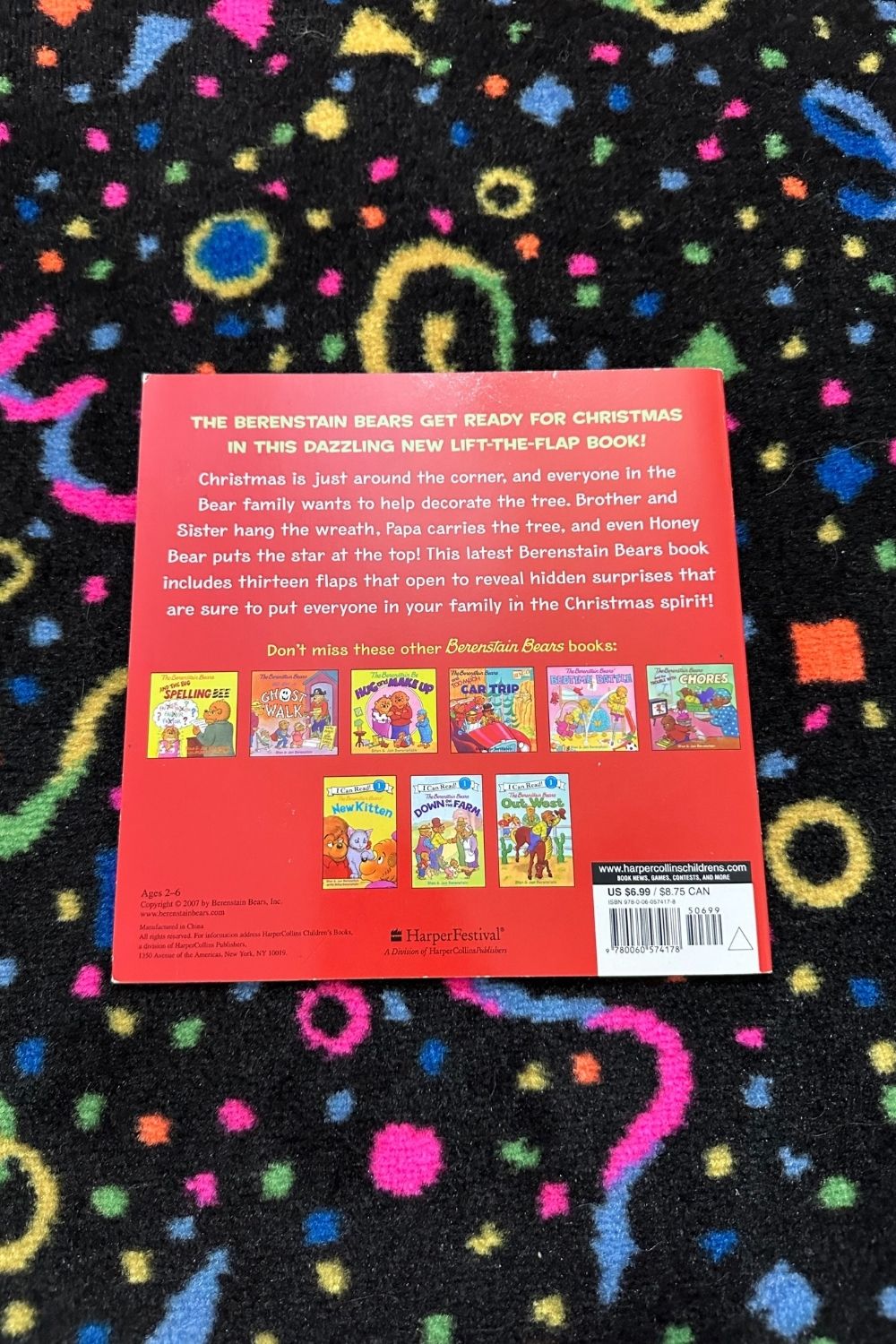 THE BERENSTAIN BEARS TRIM THE TREE BOOK* – Nostalchicks