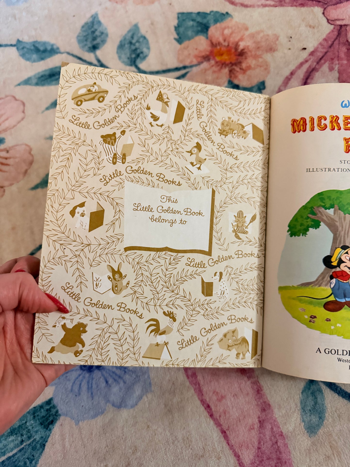 Mickey Mouse’s Picnic Goldenbook
