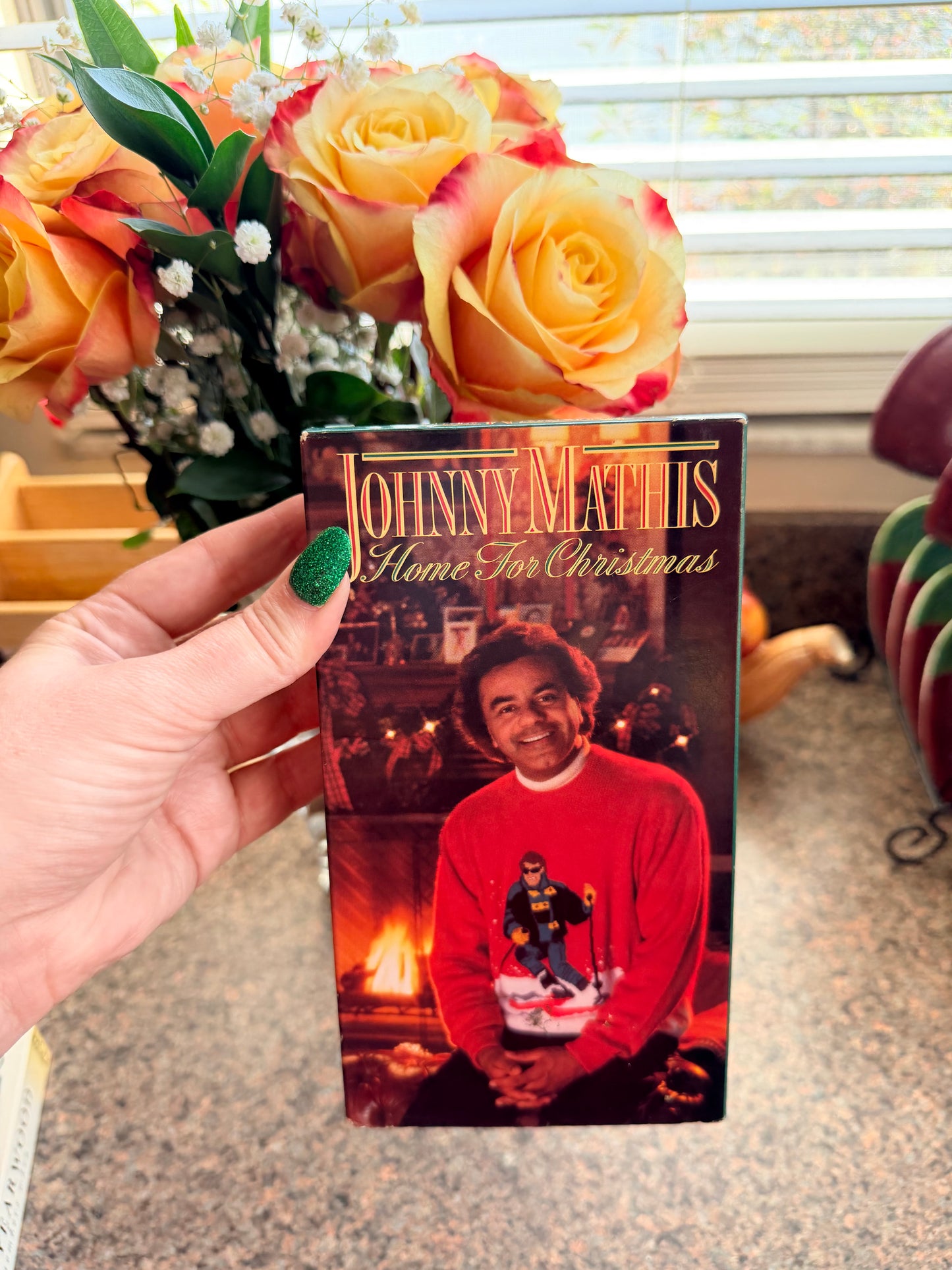 Johnny Mathis Home for Christmas vhs