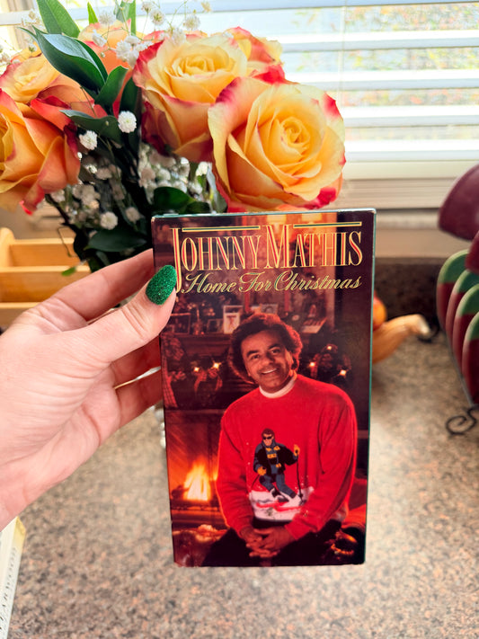 Johnny Mathis Home for Christmas vhs