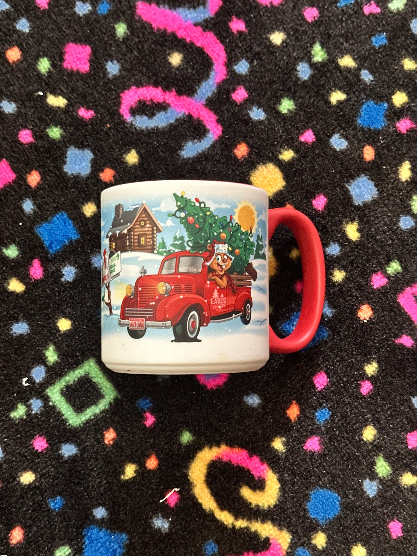 Earl Squirrel Universal Studios Christmas Mug