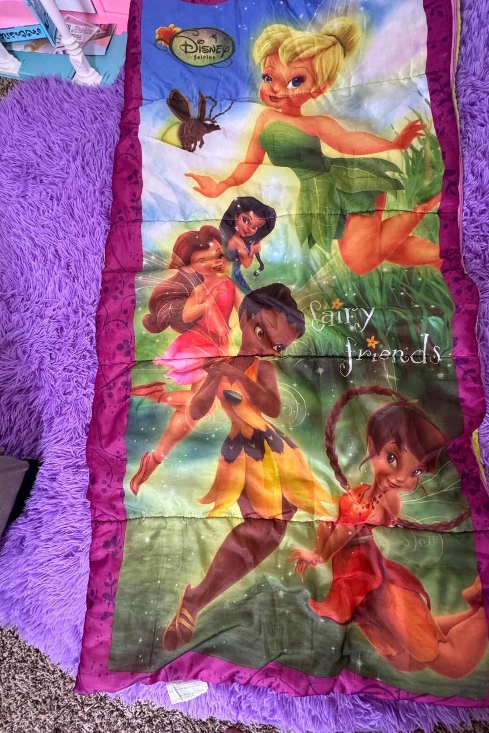 TINKERBELL FAIRIES SLEEPING BAG*