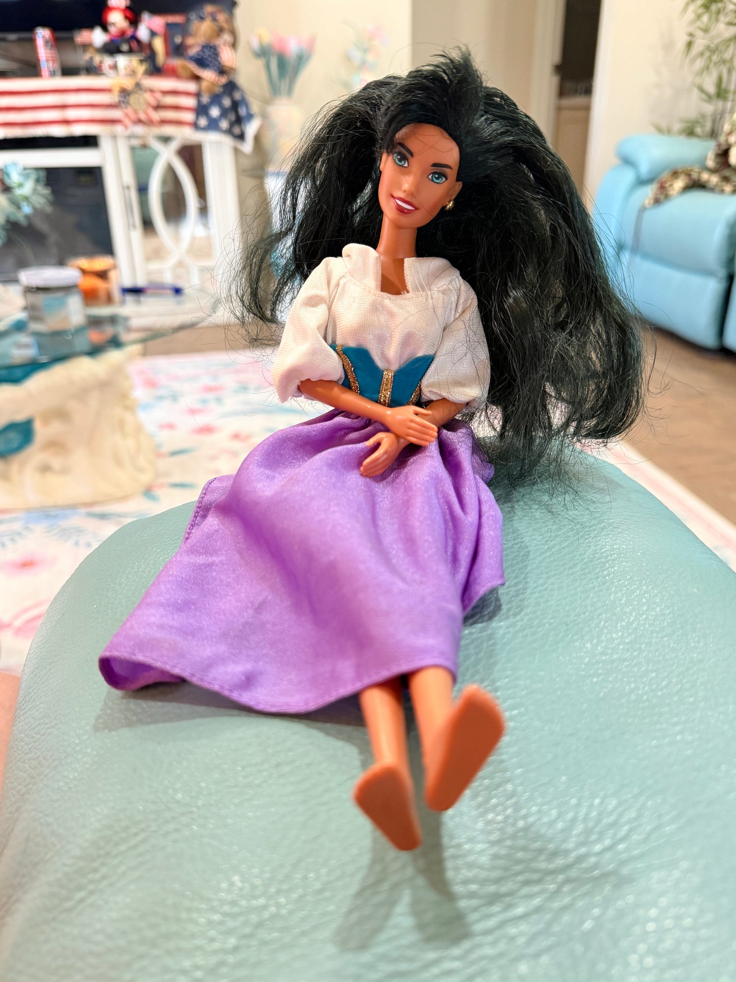 Disneys Esmeralda Barbie -
Missing earring