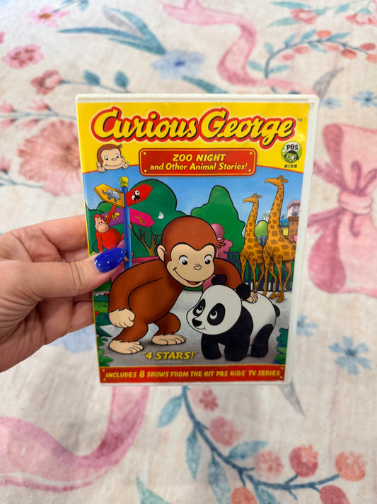 Curious George zoo night dvd