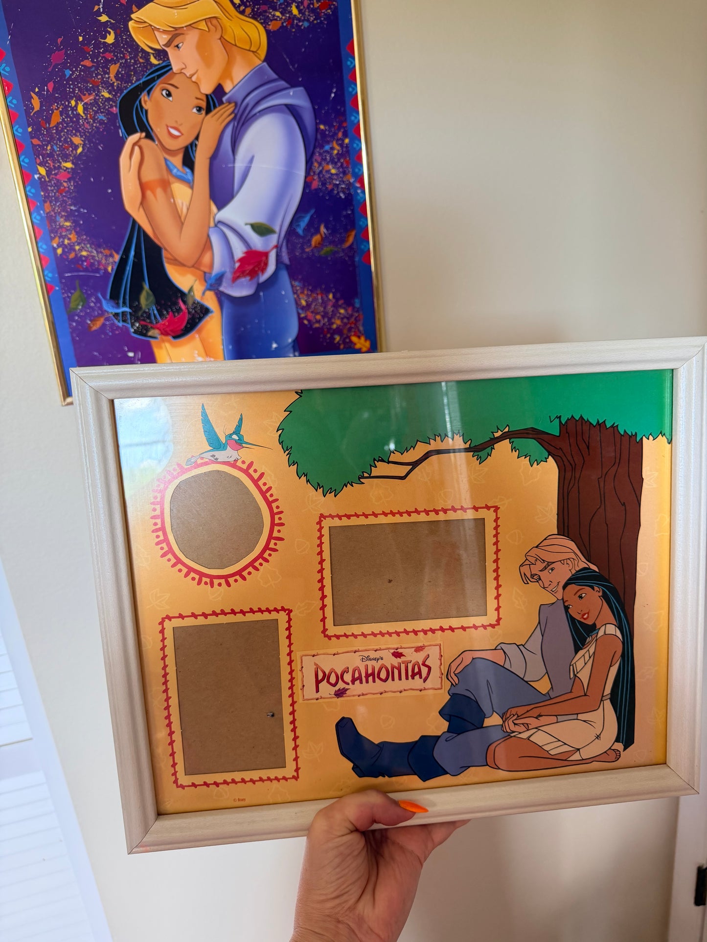 Vintage 90’s Pocahontas photo album frame