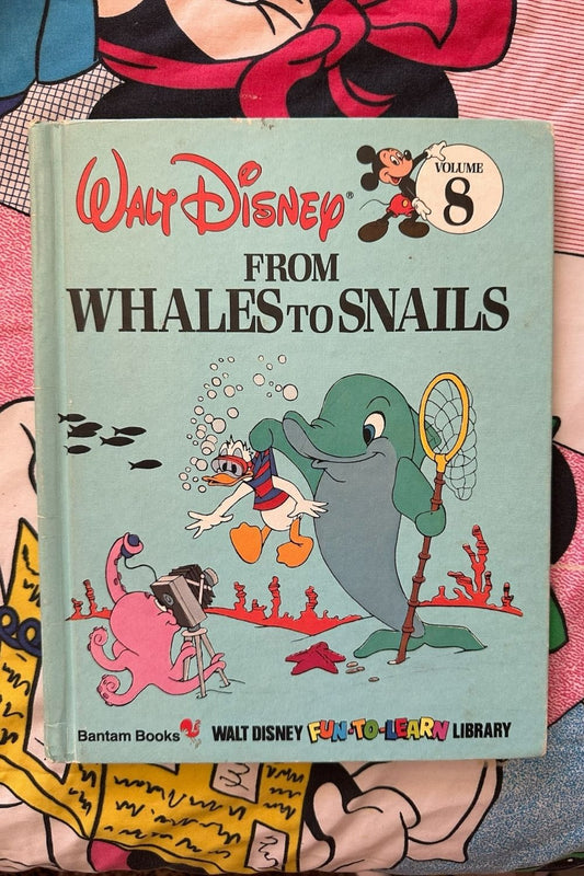 WALT DISNEY'S FROM WHALES TO SNAILS BOOK*