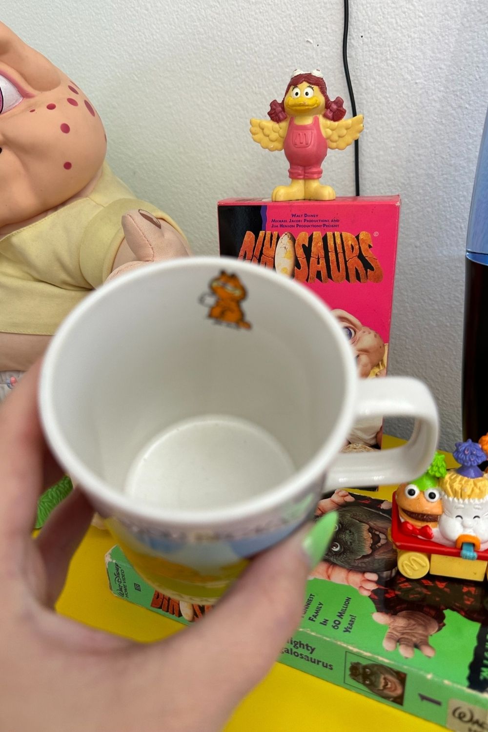 1978 GARFIELD I LIKE YOU BECAUSE MUG *