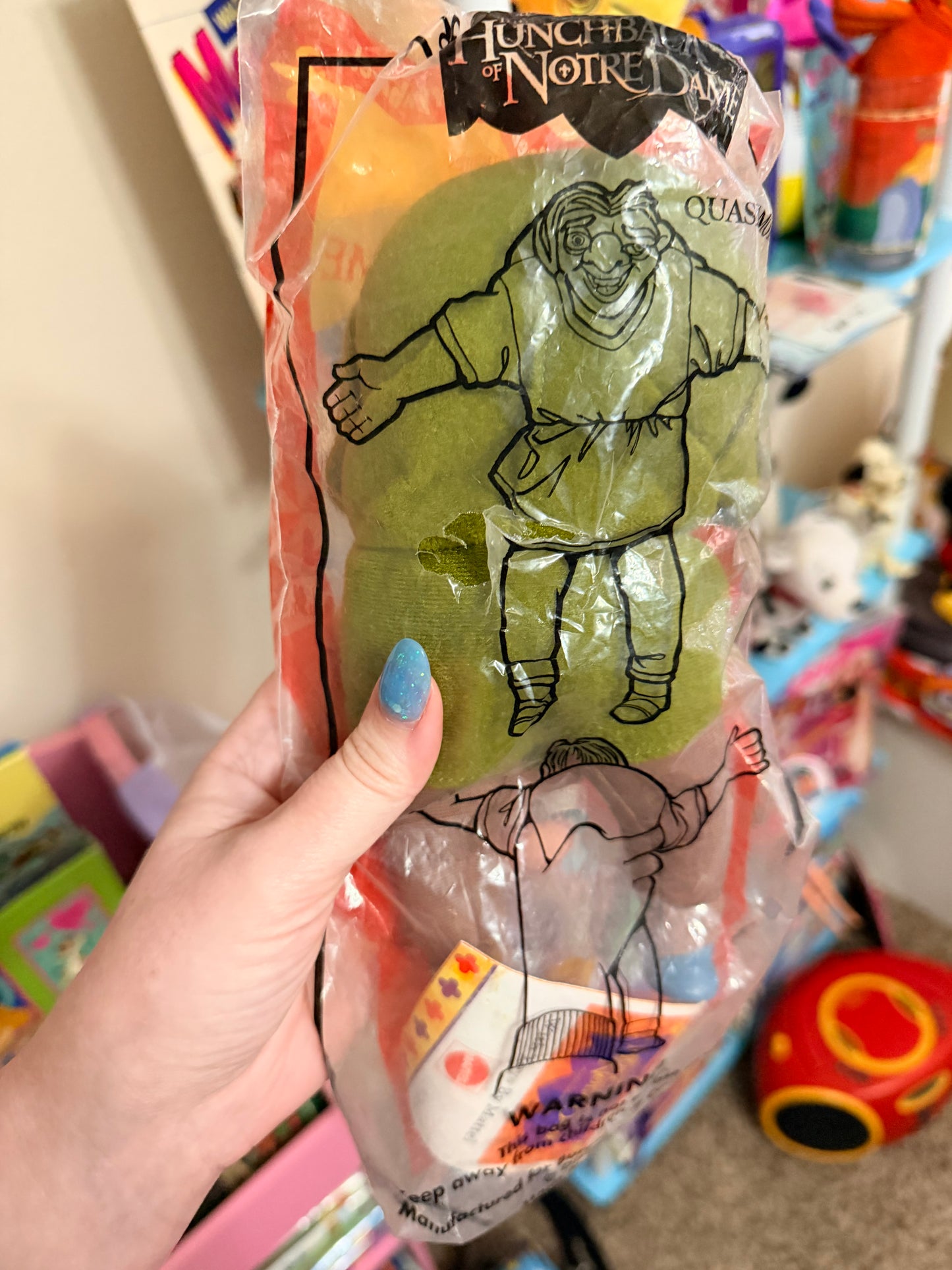 Hunchback Quasimodo sealed Burger King hand puppet