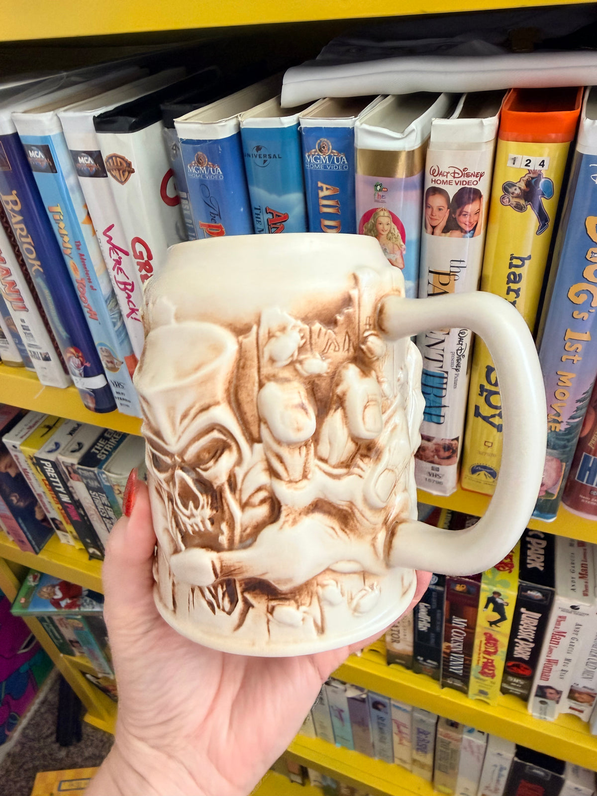 Universal Studios revenge of the Mummy souvenir Stein