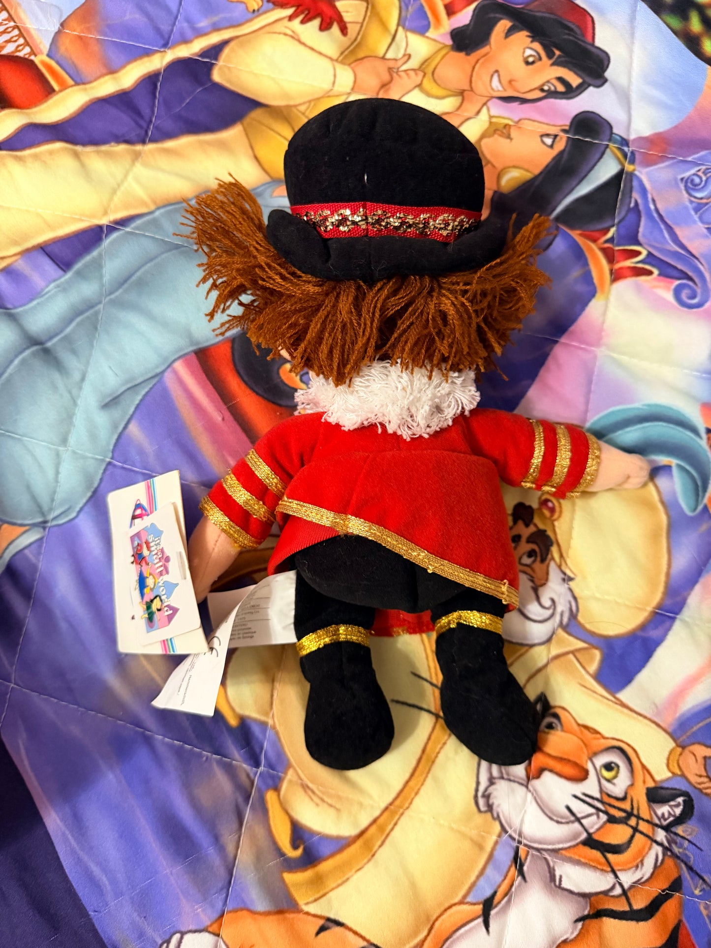 Disney store England boy small world bean bag plush