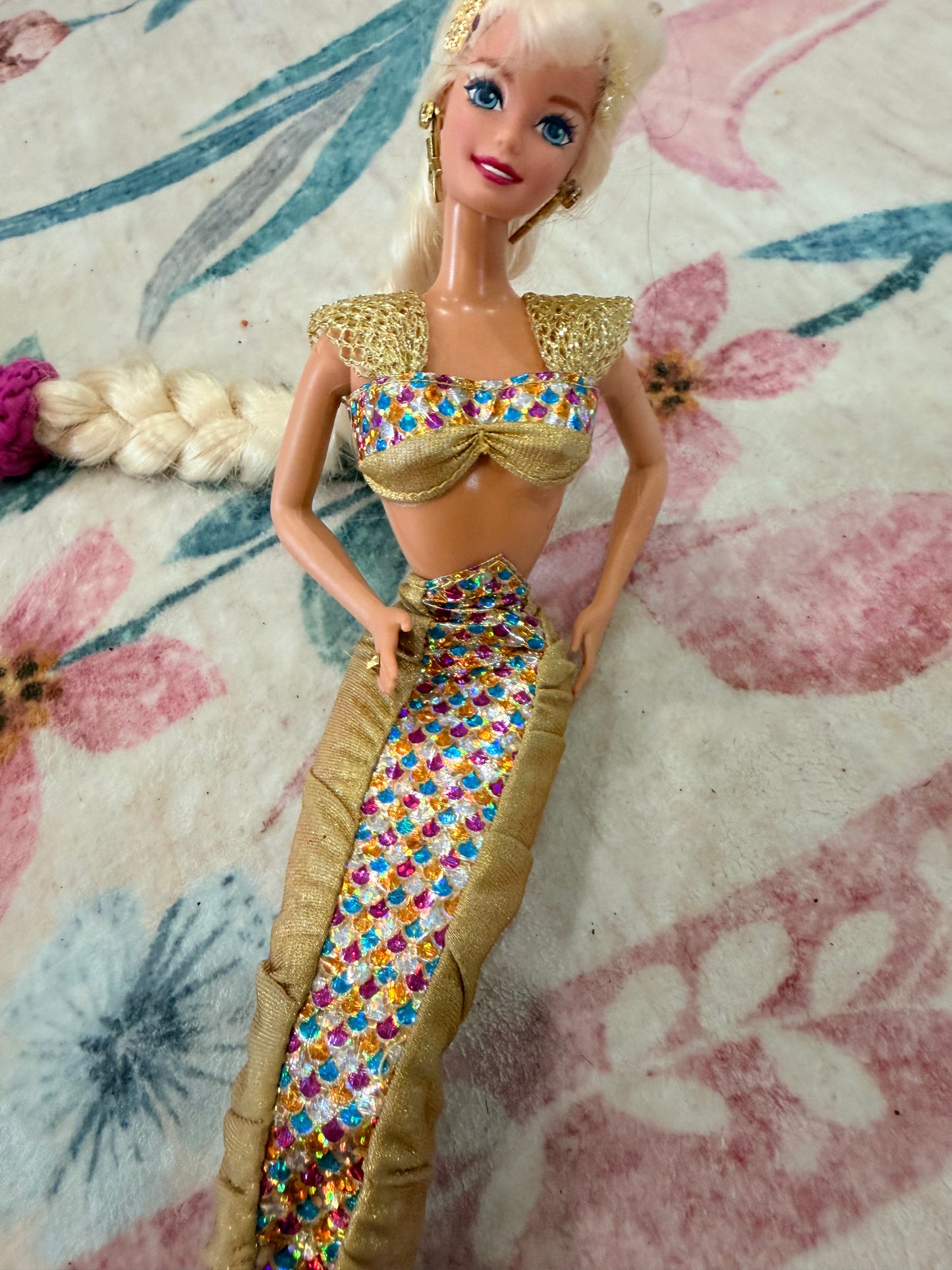 1995 Mattel Jewel Hair Barbie braid