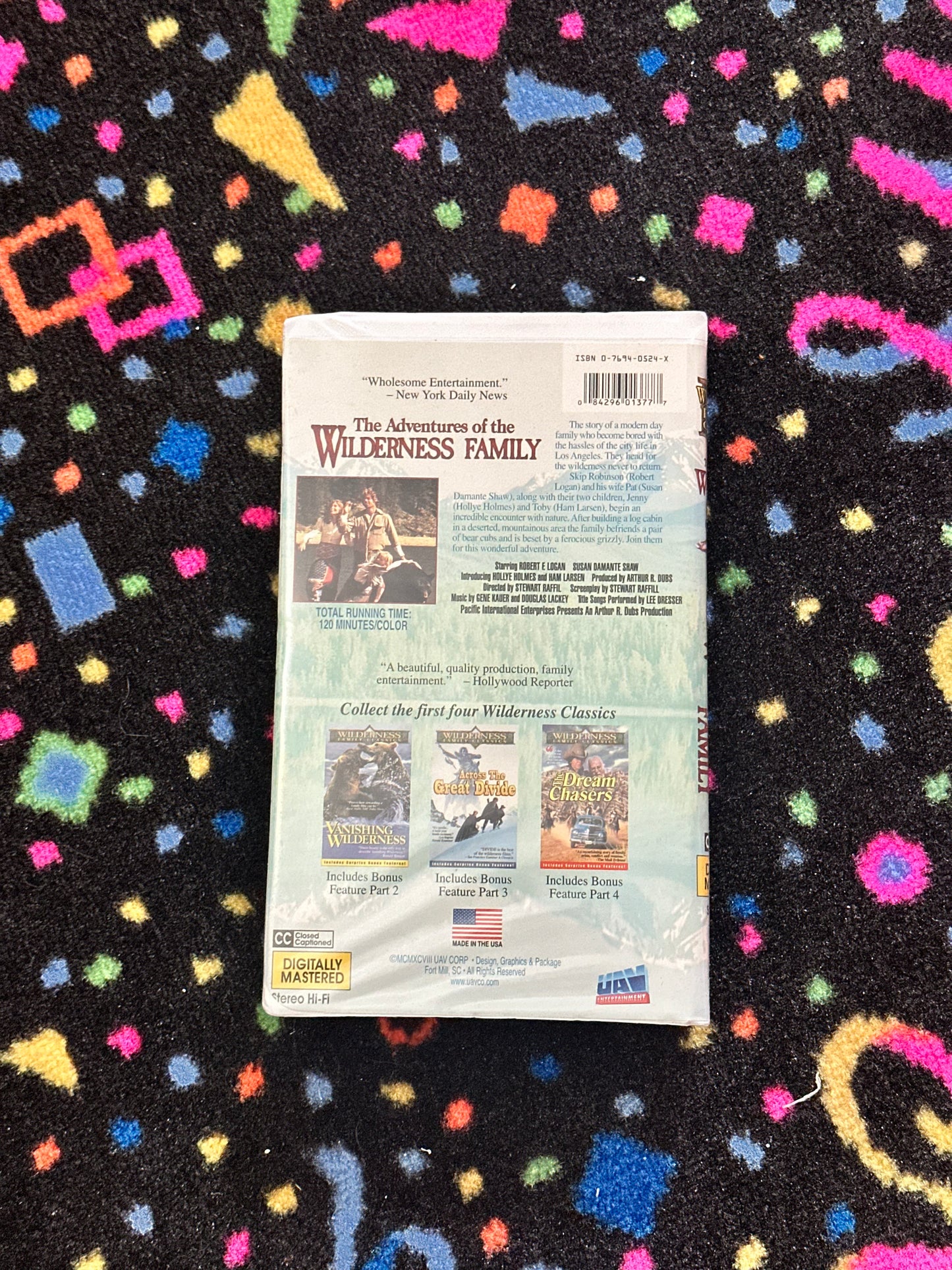 The Adventures of the Wilderness Family VHS