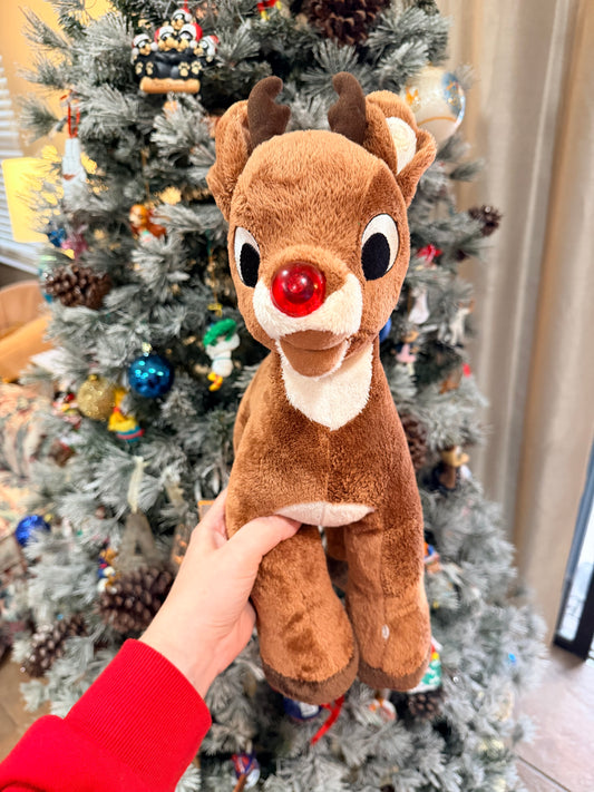 BUILD-A-BEAR LIGHT UP NOSE RUDOLPH