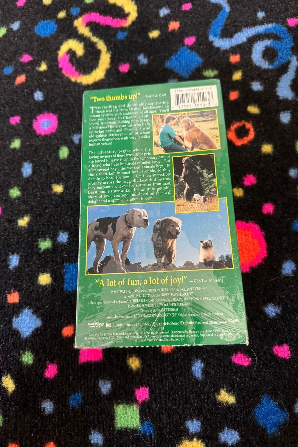 HOMEWARD BOUND (SOFT CASE) VHS*