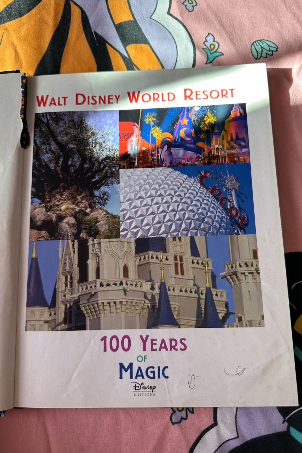 2001 WALT DISNEY WORLD RESORT 100 YRS OF MAGIC BOOK*