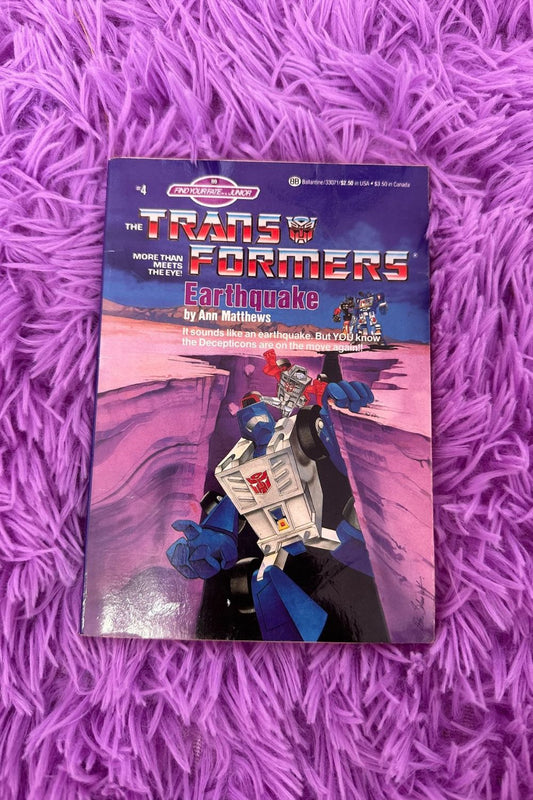 THE TRANSFORMERS: EARTHQUAKE BOOK*