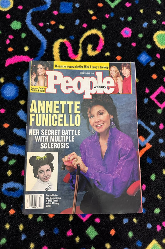 PEOPLE WEEKLY MAGAZINE AUGUST 17, 1992 ANNETTE FUNICELLO MAGAZINE*