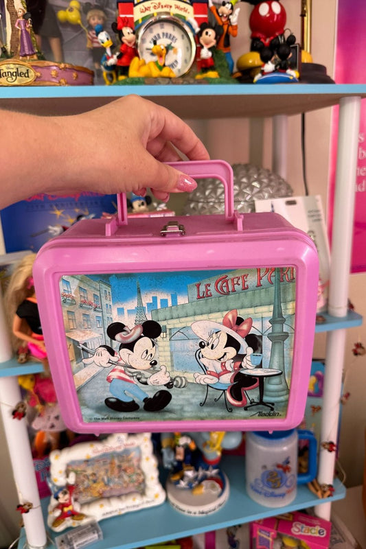 VINTAGE MICKEY AND MINNIE MOUSE LUNCH BOX*