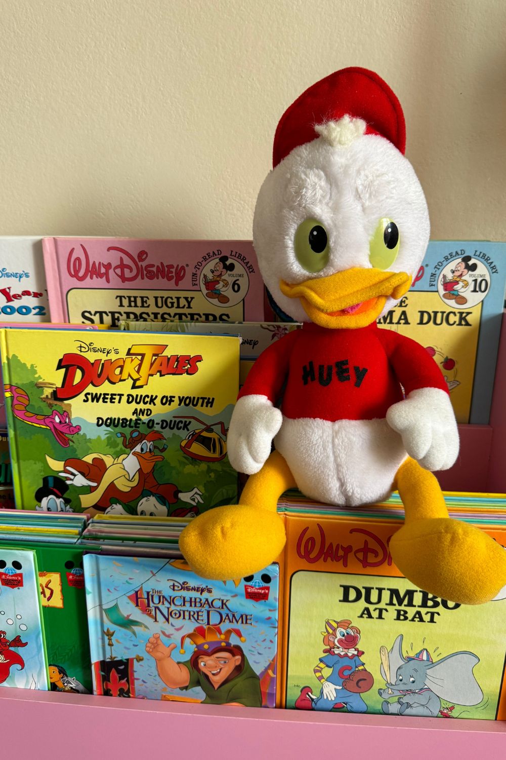 VINTAGE 80’S DUCK TALES HUEY PLUSH*