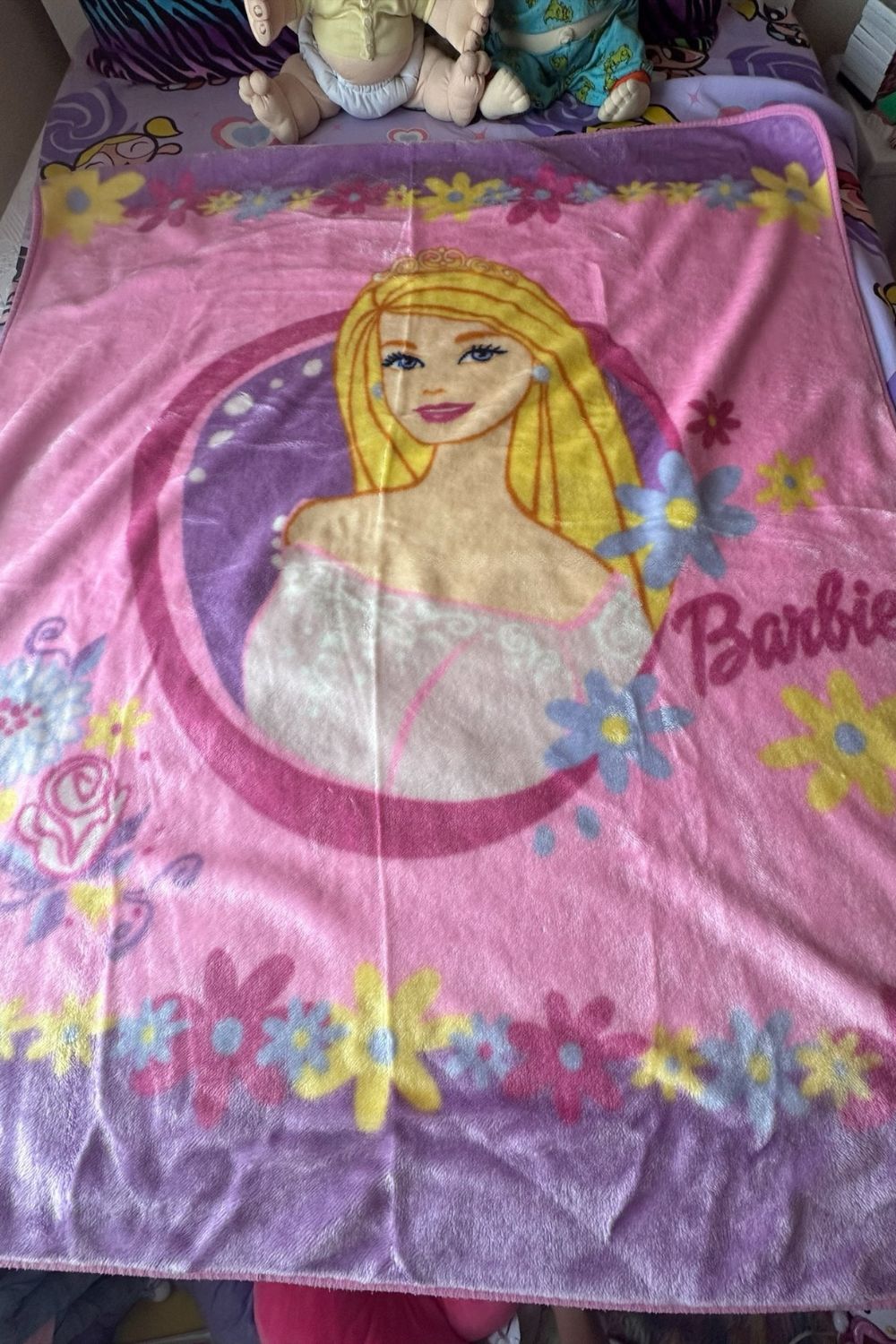 BARBIE THROW BLANKET* Nostalchicks