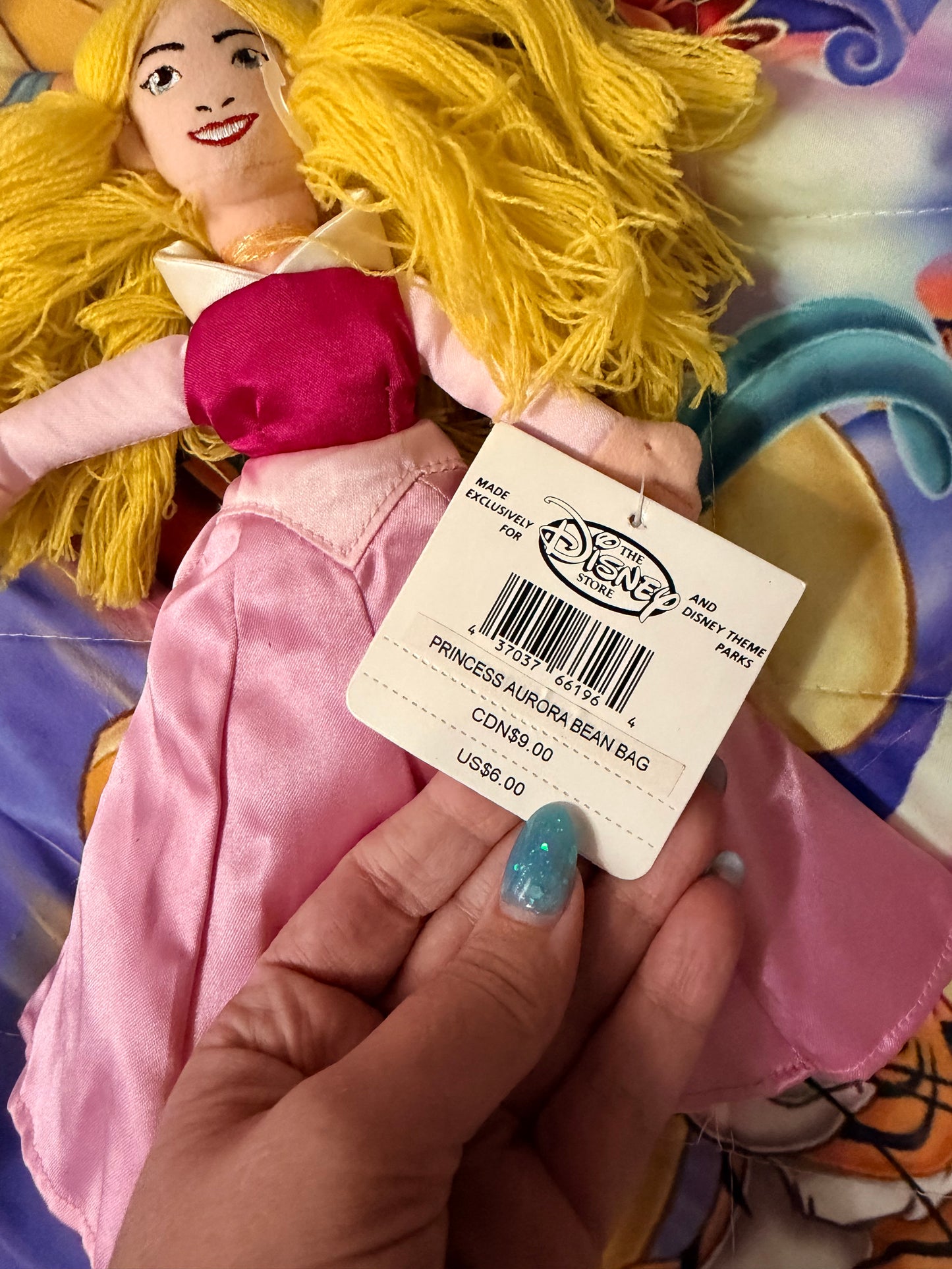 Disney store Princess Aurora bean bag