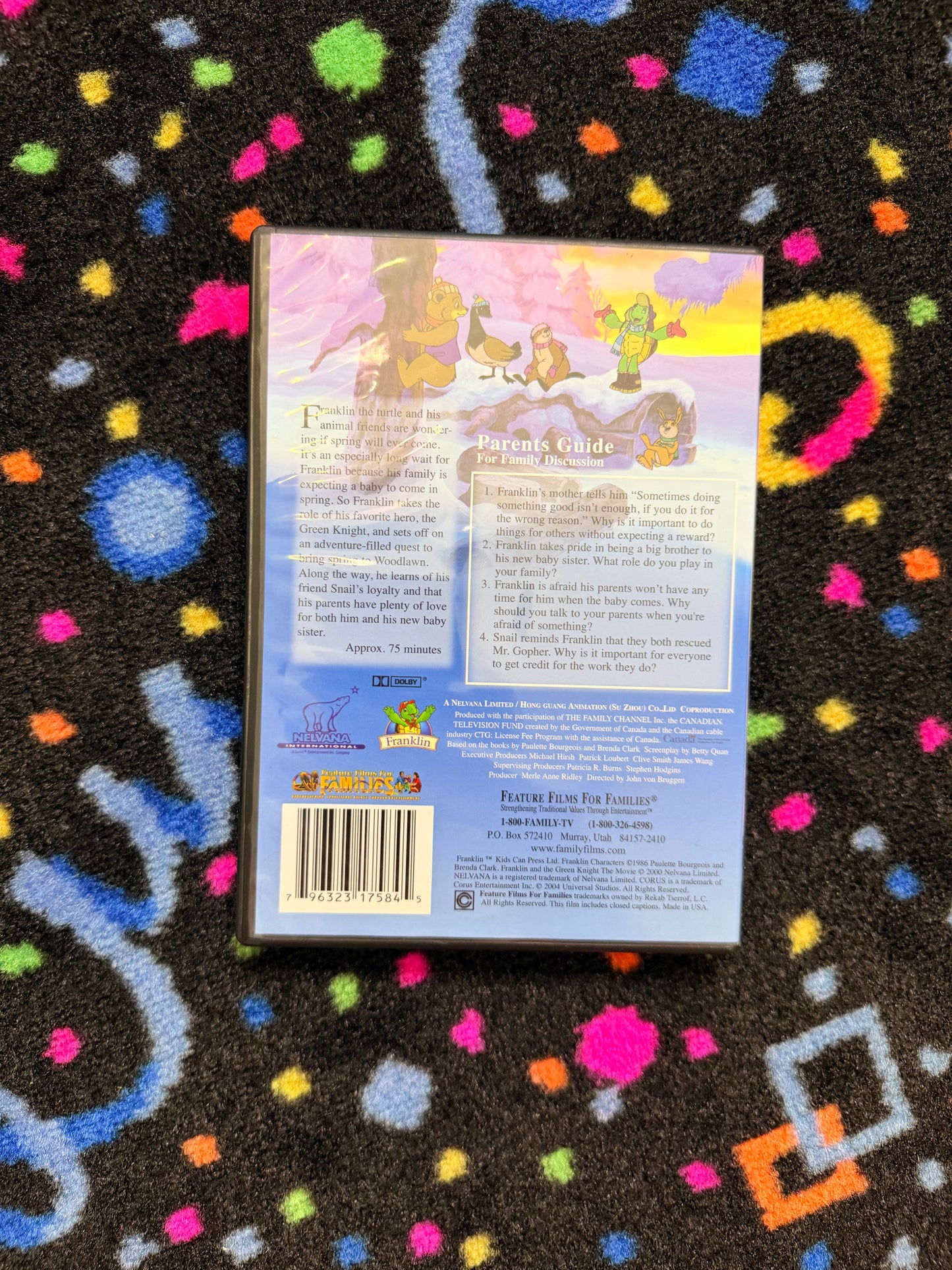 Franklin and the Green Knight the movie dvd