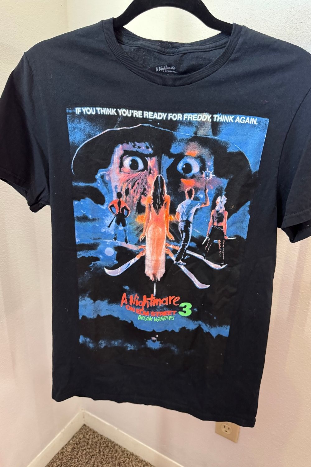 NIGHTMARE ON ELM STREET 3 TEE SIZE SMALL*