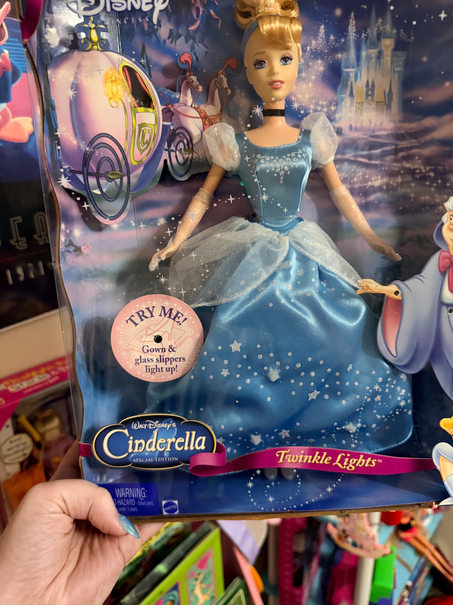 Cinderella Twinkle Lights Barbie