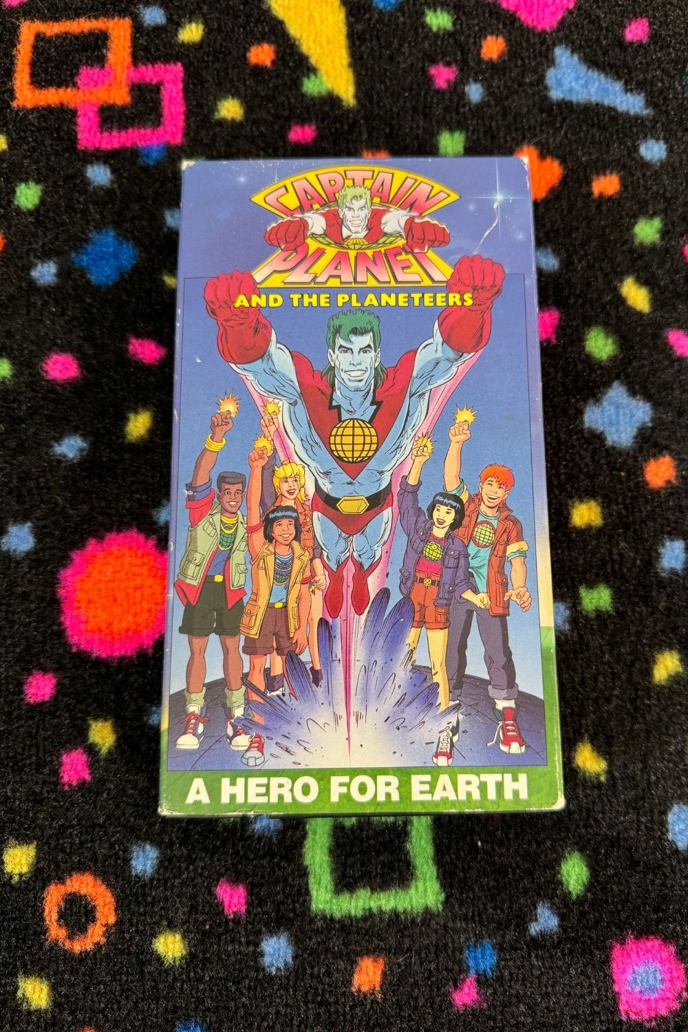 CAPTAIN PLANET AND THE PLANATEERS - A HERO FOR EARTH VHS*