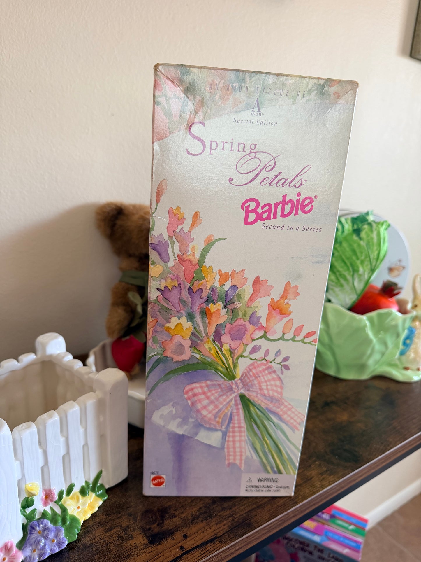 1996 spring petals Barbie second in the series