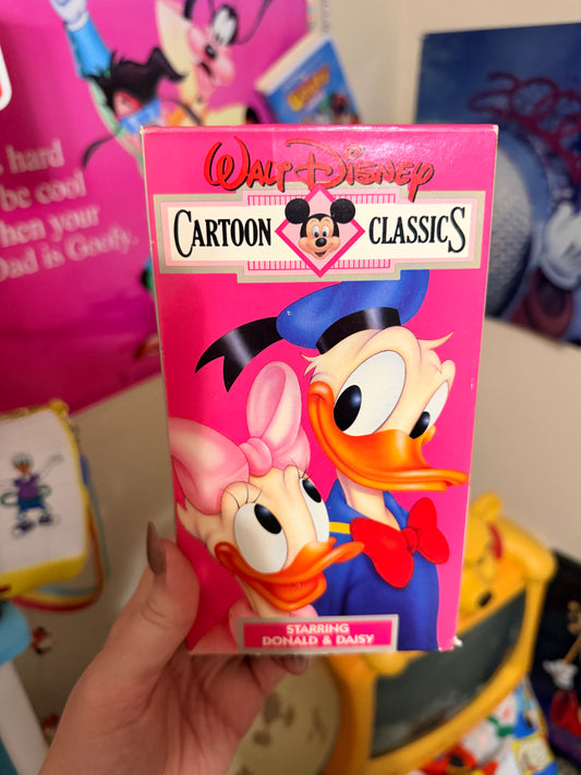 Walt Disney Cartoon Classics Starring Donald & Daisy vhs