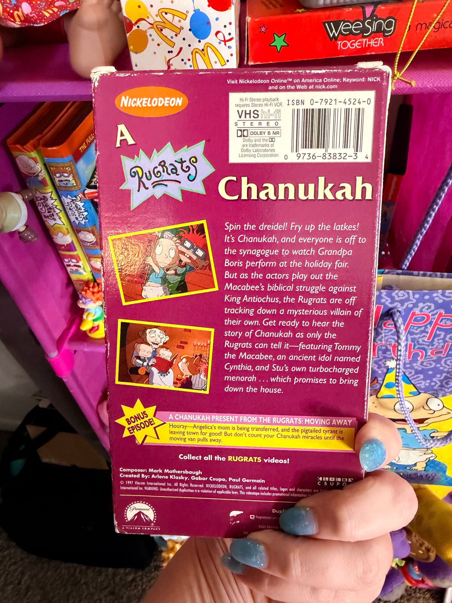 rugrats chanukah vhs