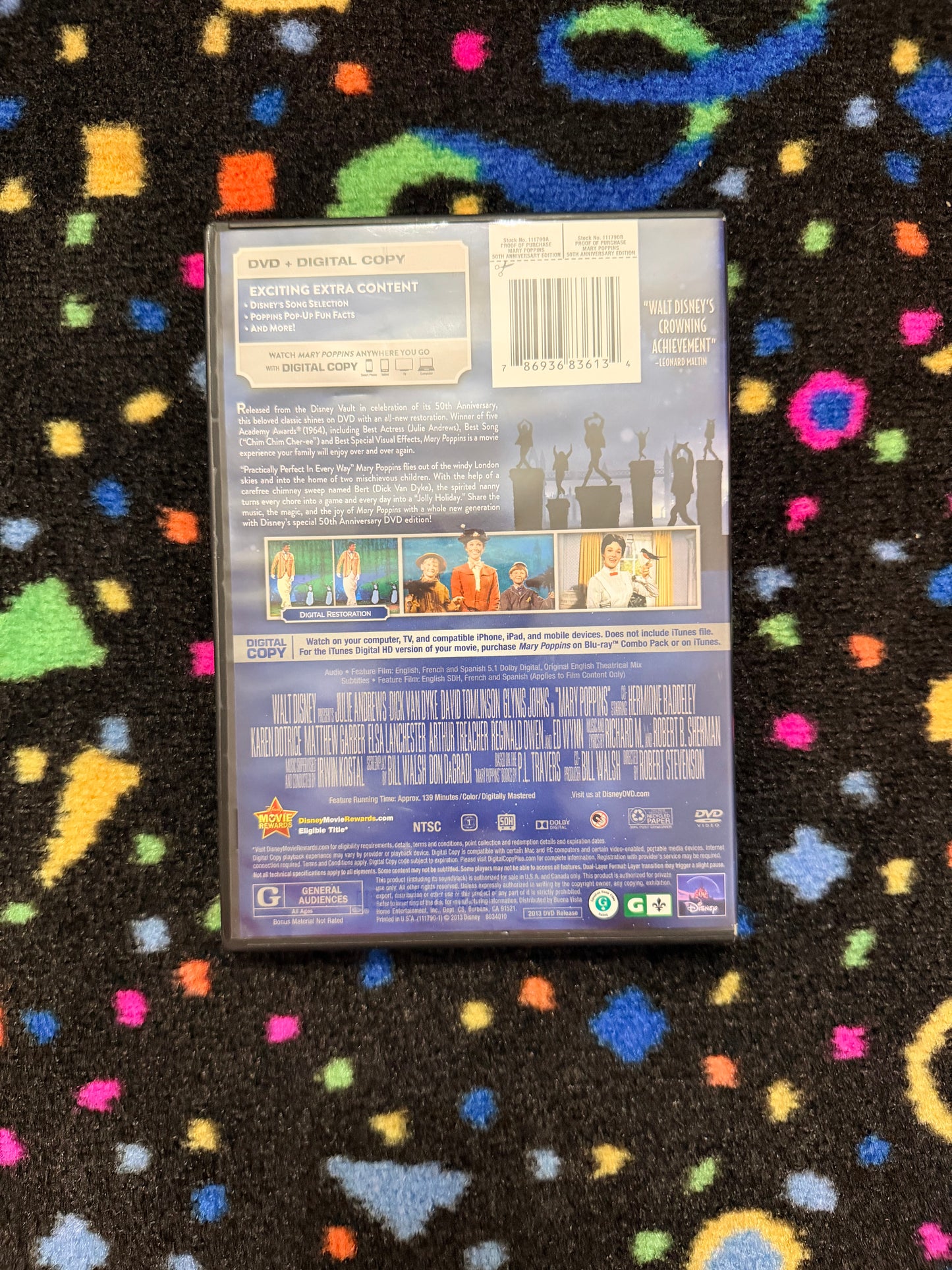 Mary Poppins 50th Anniversary Edition DVD