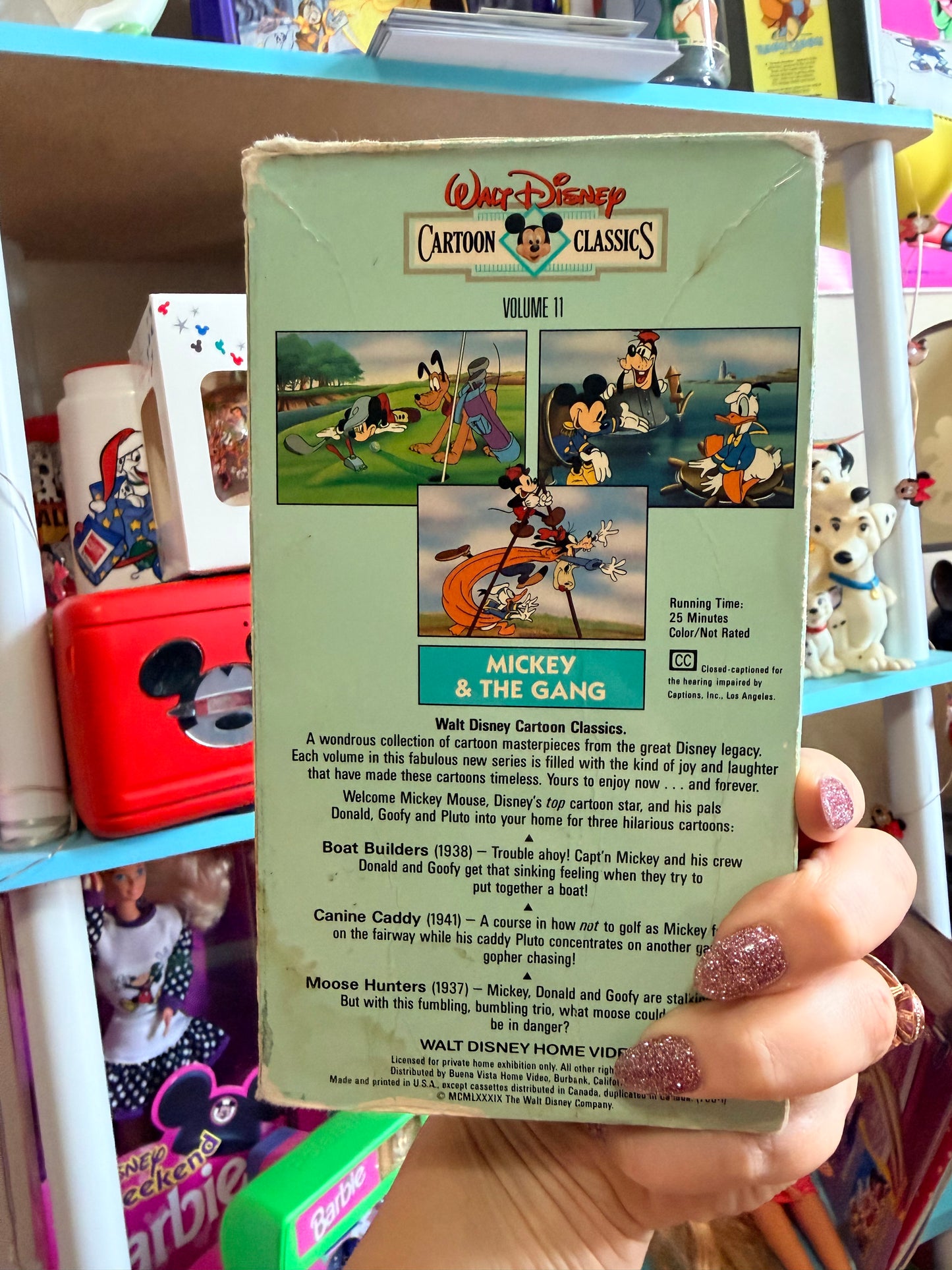 Cartoon classics Mickey & the gang vhs