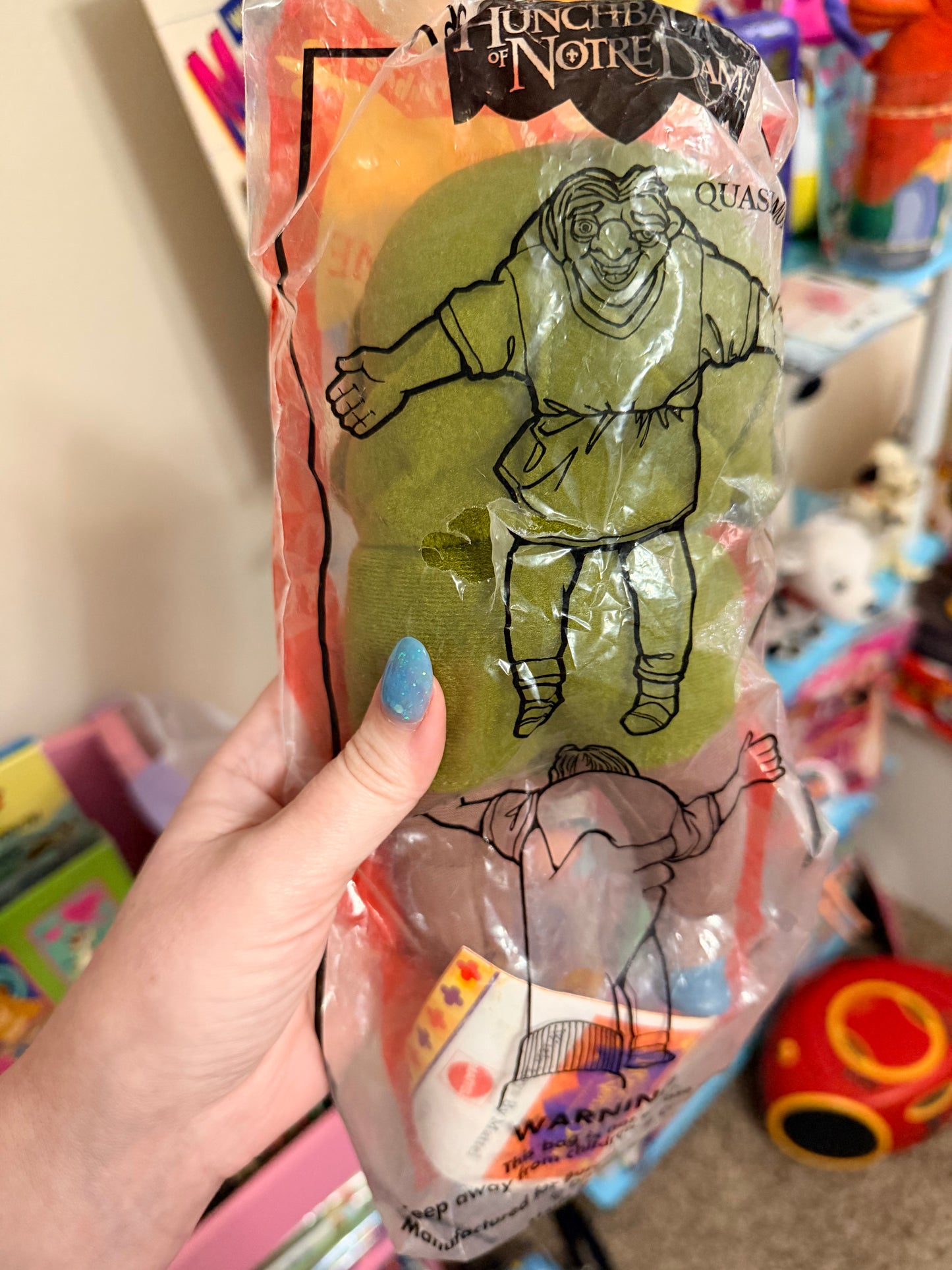 Hunchback Quasimodo sealed Burger King hand puppet