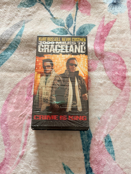3000 miles to Graceland vhs