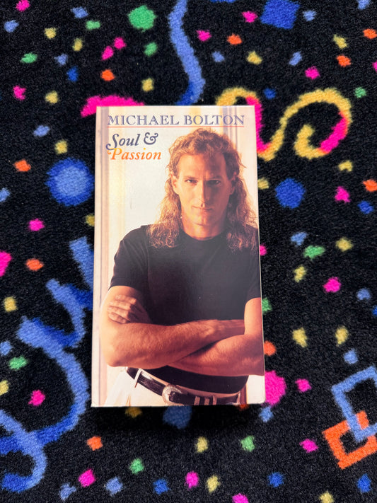 Michael Bolton Soul & Passion vhs